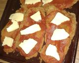 Foto del paso 7 de la receta: Milanesa con queso y puré de tomate🍅