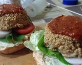 A picture of step 11 of Chickpea Patty Burger (Chole Patty Burger).
