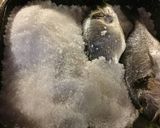 Sókéregben sült hal (orada) recept fázis 2 fotója