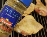 Foto del paso 5 de la receta: Pollo al horno con yogurt cremoso y guarnición de patatas