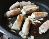 Pas rețetă Rulouri de porc cu mozzarella în sos de ciuperci 1 fotografie