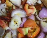 A picture of step 4 of Chingudi prawn Ghanta.