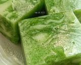 Foto langkah ke 3 dari resep Puding Marmer Santan Pandan.
