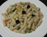 A picture of step 9 of White sauce pasta.