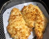 Hình bước làm 3 của món Ức gà lăn bột xù chiên không dầu- Air fryer -Eatclean