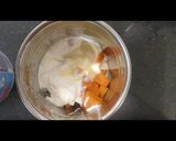 A picture of step 1 of Papaya vanilla ice-cream.