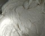 A picture of step 2 of Dahi Bhalle Dahi Wada.