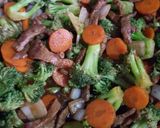 Foto del paso 4 de la receta: Carne de res con brócoli y zanahoria