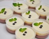 Foto langkah ke 4 dari resep Puding Cokelat Vla Keju.