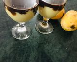A picture of step 2 of Mango and chocolate Custard.