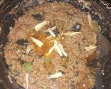 A picture of step 3 of Bhuna Qeema.