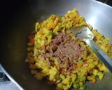 A picture of step 4 of Sooji litti.