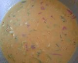 A picture of step 3 of Cabbage omelette eggless.