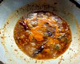 A picture of step 3 of Puli Inji / Ginger Chutney.
