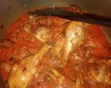 A picture of step 4 of Murg cholay /chicken chana.