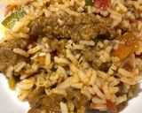 A picture of step 6 of Italian Sausage with Rice 🍚.