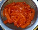 Hình bước làm 11 của món Bánh Canh Gấc Bò Viên