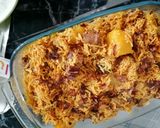 A picture of step 5 of Memoni Akni (must try recipe).