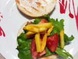 Νηστίσιμο burger με μανιτάρια