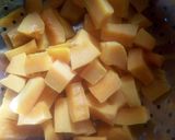 A picture of step 1 of Cream of Pumpkin soup.