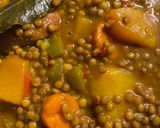Foto del paso 5 de la receta Lentejas estofadas con verduras y chorizo muy fáciles