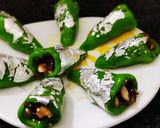 A picture of step 7 of Kaju pan roll.