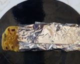 A picture of step 5 of Garlic thepla.