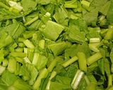 Hình bước làm 1 của món Canh cải ngọt bông cải nấu tôm thịt