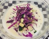 Foto del paso 4 de la receta: Quiche de Repollo Rojo y Calabacín!