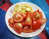 番茄滑蛋的食譜步驟1照片