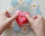Foto langkah ke 5 dari resep Coklat Valentine Dengan Pesan Tersembunyi.