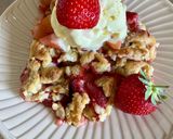 Une image de l'étape 4 de Crumble pommes fraises.