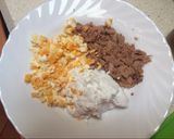 Foto del paso 2 de la receta: Conchiglie rellenas de atún, huevo cocido y queso ricotta