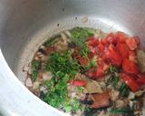A picture of step 3 of Green peas and potato pulao.