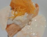 รูปขั้นตอนการทำที่ 5 ของ ชิฟฟ่อนเค้กส้มครีมกะทิลาวาฝอยทอง (Orange Chiffon Cake Topped with Coconut Lava Cream)