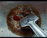 A picture of step 2 of Nolen guder Sandesh/ Sandesh with date palm jaggery.