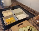 Foto del paso 1 de la receta Mini hamburguesas de calabacín (en airfryer)