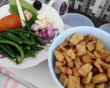 Foto langkah ke 2 dari resep Oseng tetelan lombok ijo.