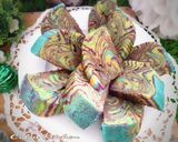Foto langkah ke 6 dari resep Cake Zebra Pelangi.