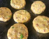 A picture of step 4 of Kala Chana Tikki Chat.