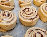 Mogyorókrémes, fahéjas csiga (cukormentes, teljes kiőrlésű) recept fázis 5 fotója