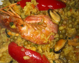 Foto del paso 4 de la receta: Paella de mariscos😋