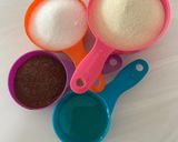 A picture of step 1 of Chocolate semolina mini cakes.