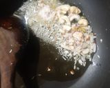 A picture of step 2 of Khubani Ka Meetha.