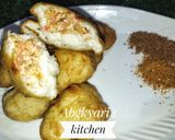 A picture of step 5 of Stuffed kosai (akara).