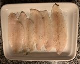 A picture of step 1 of Asian steamed fish.