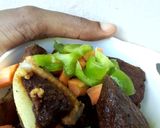 A picture of step 3 of Black Pepper Beef.