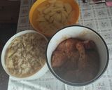 1933. Savanyú káposzta krumpli ágyon sült csirke comb! recept fázis 3 fotója