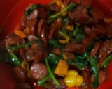 A picture of step 1 of My Mild Chorizo with sun dried tomatoes and Peppers.