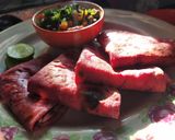 बीट रूट ची चपाती(हेल्दी) (beetroot chi chapati recipe in marathi) रेसिपी स्टेप 3 फोटो 